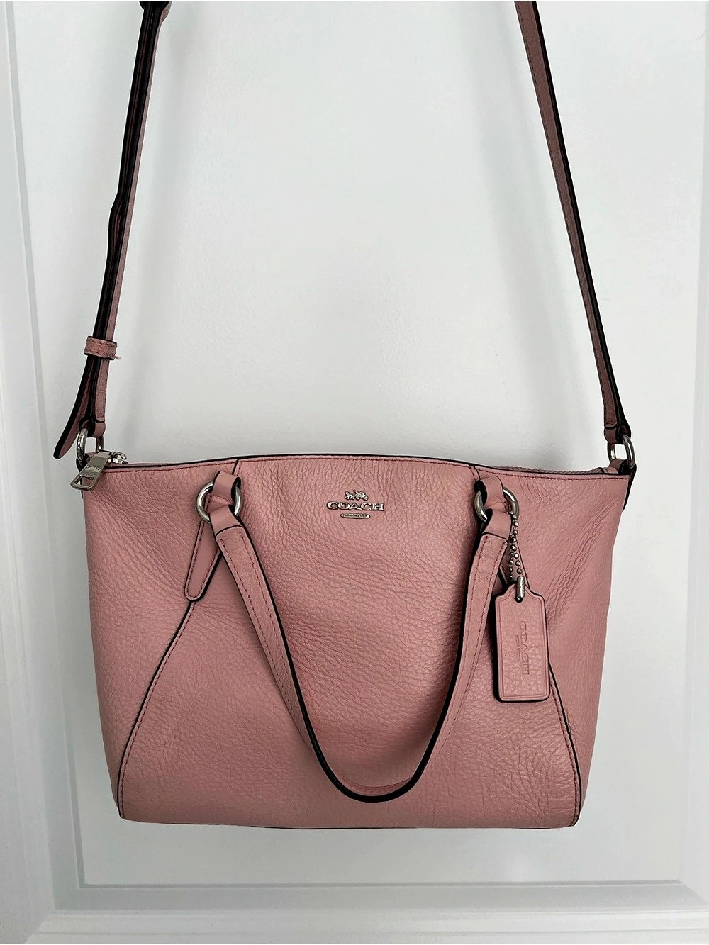 COACH baby pink cross body
